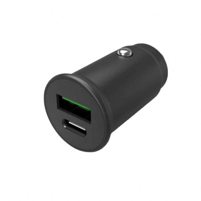 Mini Size Matt Surface Super Charge 2 In 1 Vehicle Usb Car Charger With CE REACH ROHS